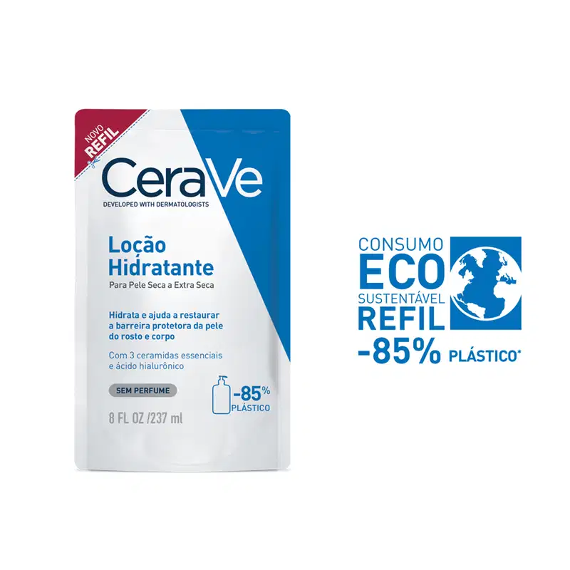 CeraVe Rosto & Corpo Refil - Loção Hidratante 237ml