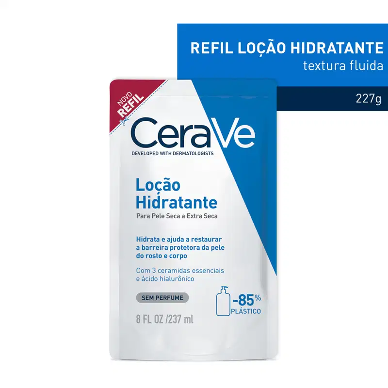 CeraVe Rosto & Corpo Refil - Loção Hidratante 237ml
