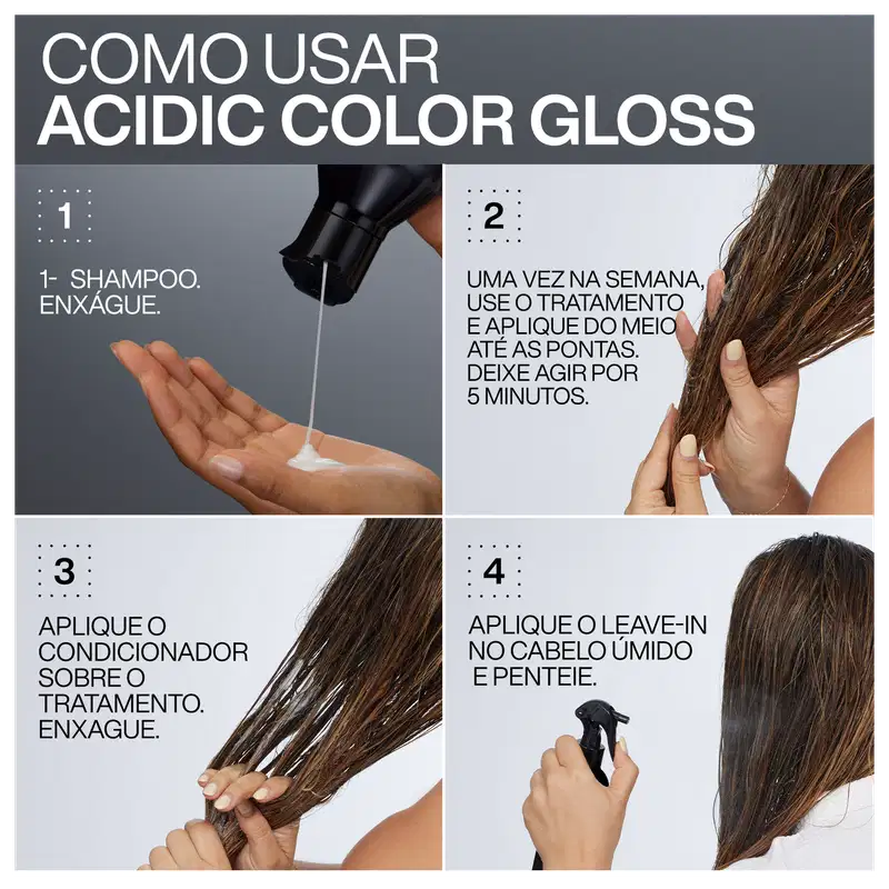 Redken Acidic Color Gloss – Condicionador Efeito Gloss 300ml