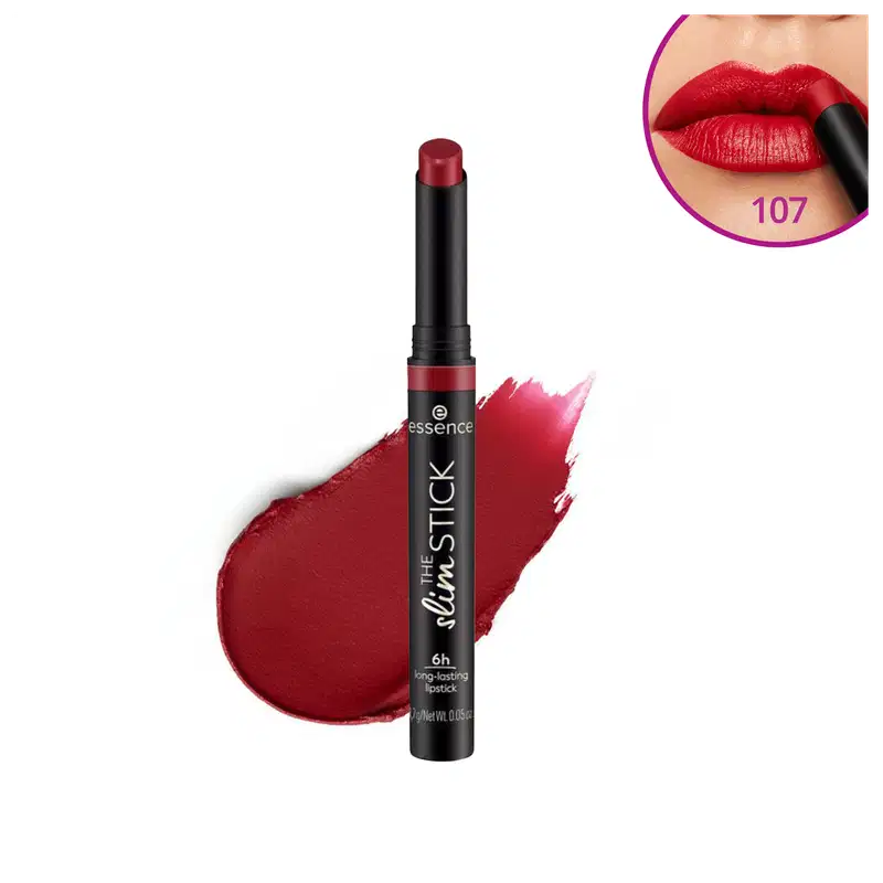 Essence The Slim Stick 107 Hot Chili - Batom Cremoso 1,7g