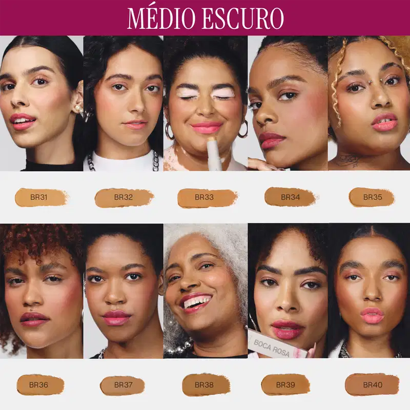 Boca Rosa Stick Pele BR19 - Base Multifuncional 12g