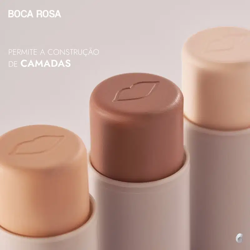 Boca Rosa Stick Pele BR43 - Base Multifuncional 12g