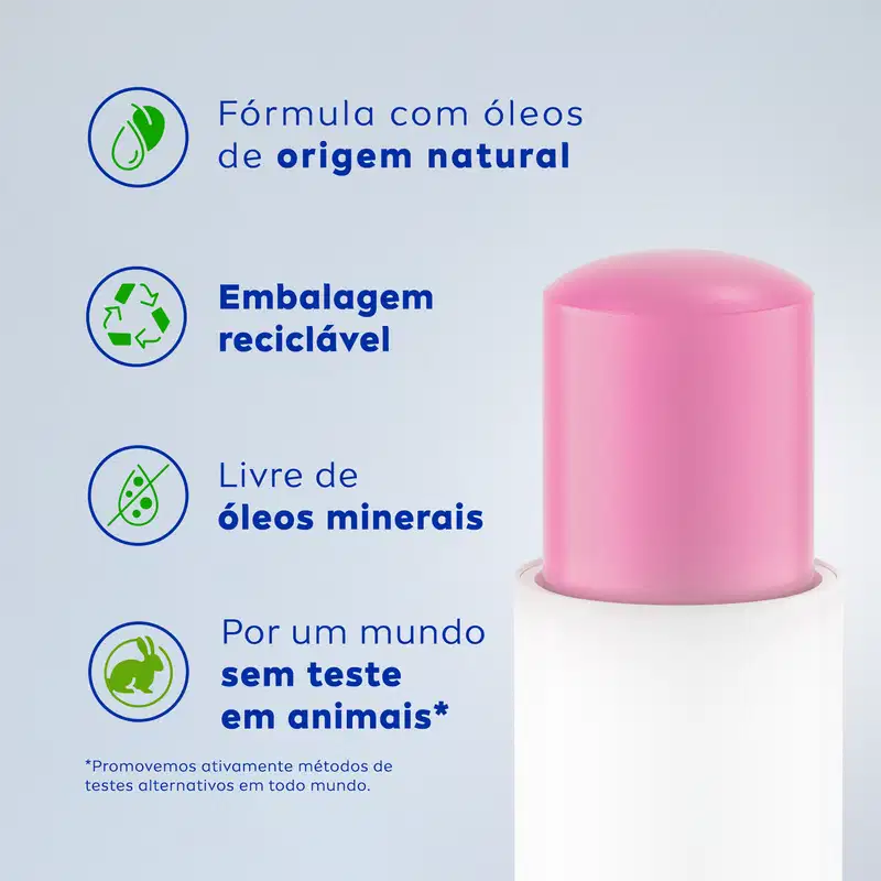 NIVEA Disney Mickey e Amigos Doce Rosé - Hidratante Labial 4,8g