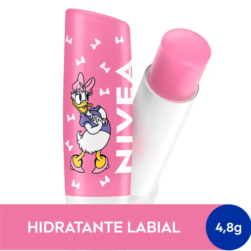NIVEA Disney Mickey e Amigos Doce Rosé - Hidratante Labial 4,8g