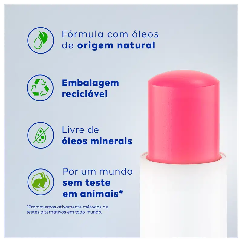 NIVEA Disney Mickey e Amigos Cereja Shine - Hidratante Labial 4,8g