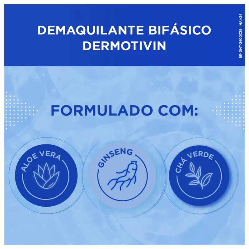 Dermotivin Makeup Remover - Demaquilante Bifásico 177ml