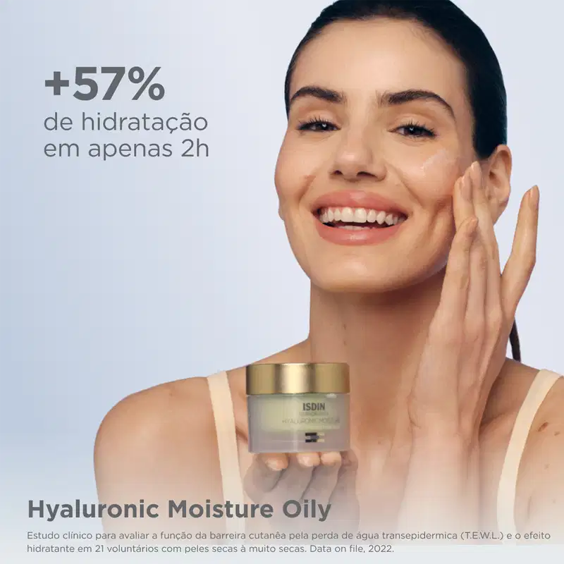 ISDIN ISDINCEUTICS Hyaluronic Moisture Oily Skin - Creme Redutor de Linhas 50g