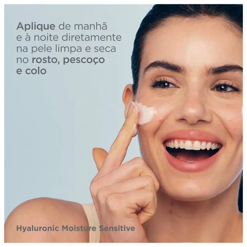 ISDIN ISDINCEUTICS Hyaluronic Moisture Sensitive Skin - Creme Redutor de Linhas Hidratante 50g
