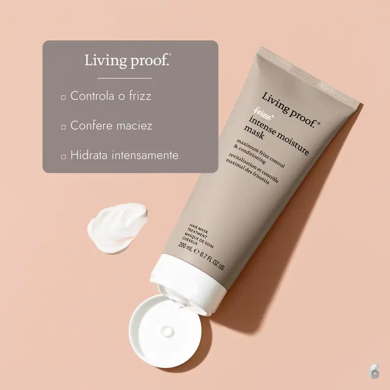 Living Proof No Frizz Intense Moisture Mask - Máscara Capilar 200ml
