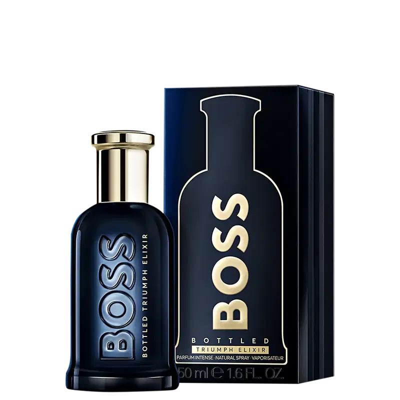 Bottled Triumph Elixir Hugo Boss Edição Limitada Parfum Intense - Perfume Masculino 50ml