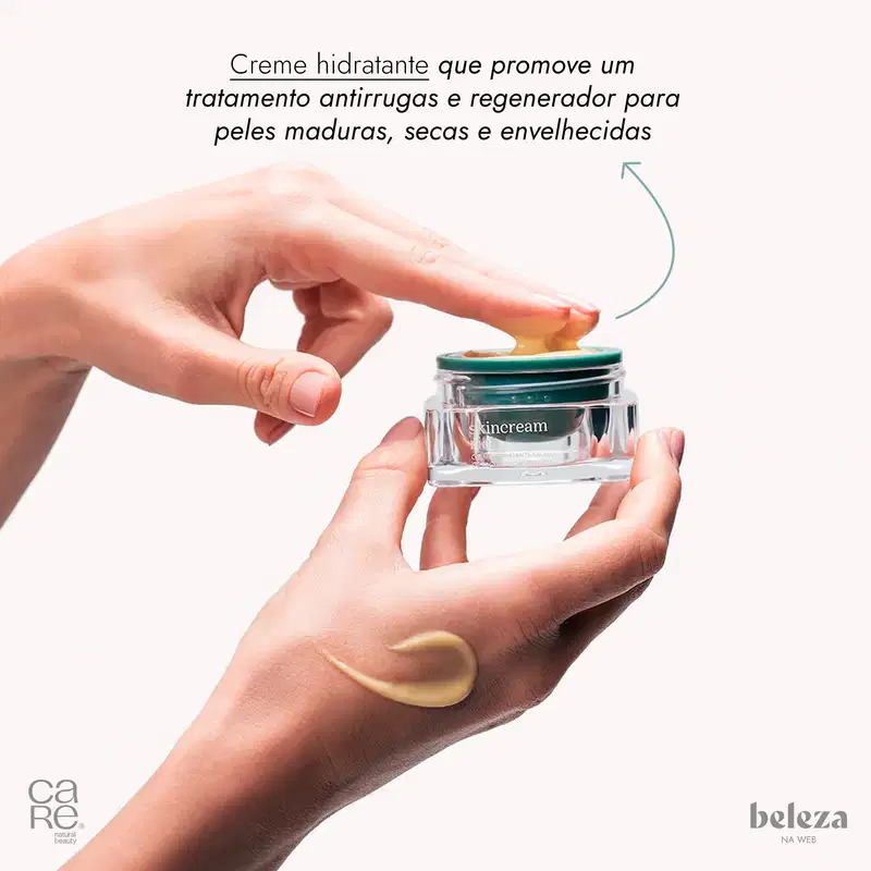 CARE Natural Beauty Skincream Rich Regeneração Intensa - Creme Hidratante Facial 30g