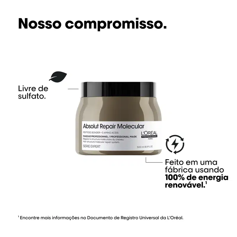 L'Oréal Professionnel Absolut Repair Molecular - Máscara Capilar 500ml