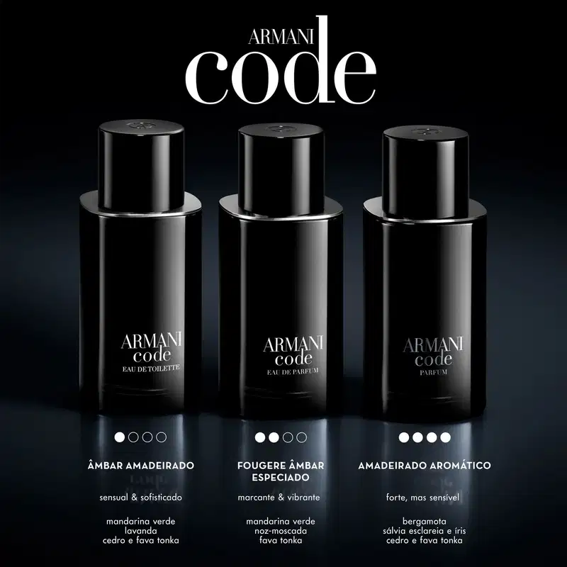 Code pour Homme Armani Eau de Parfum - Perfume Masculino 50ml