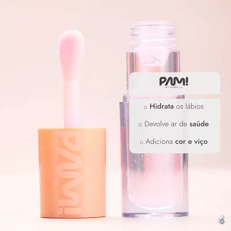 PAM by Pamella Smart Girl Multifuncional - Lip Oil 5g