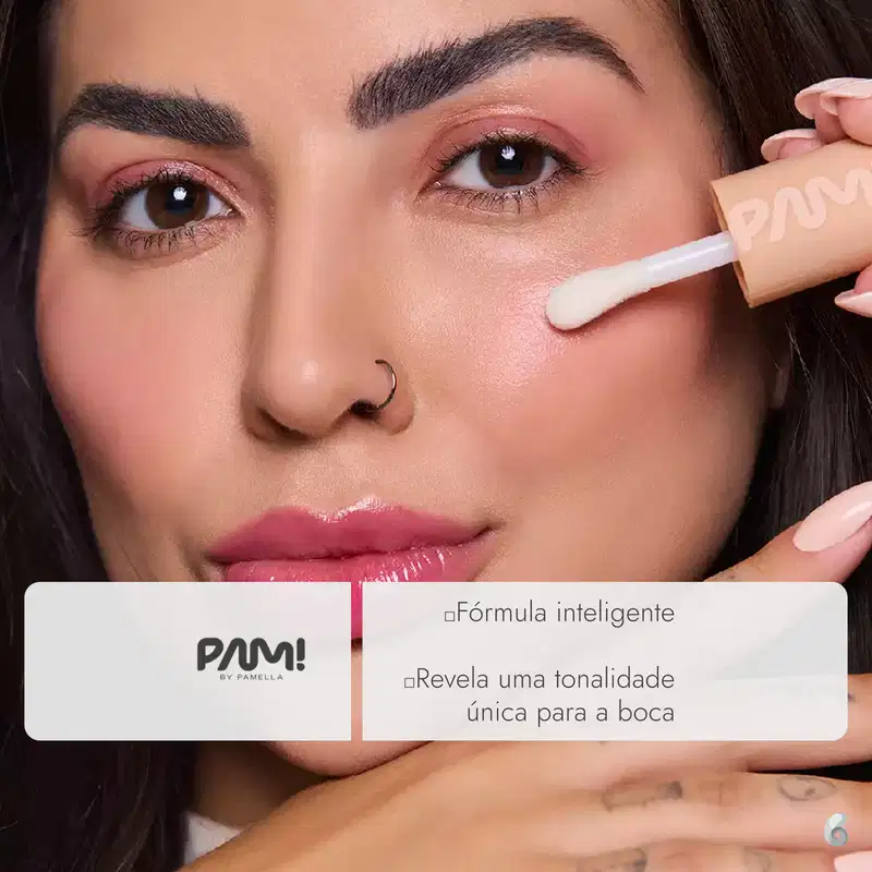 PAM by Pamella Smart Girl Multifuncional - Lip Oil 5g