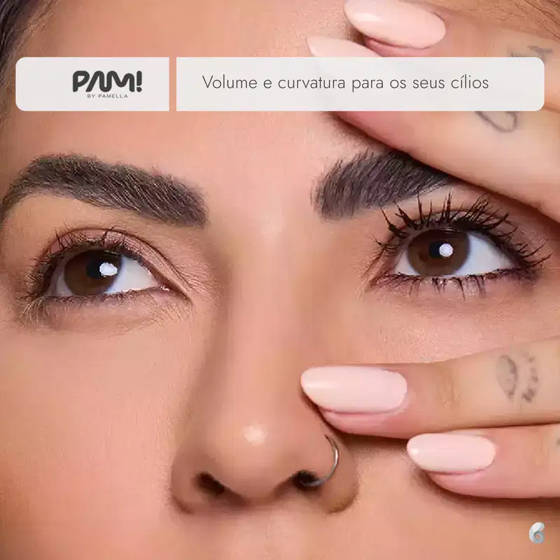 PAM by Pamella Max Turbo Preta - Máscara de Cílios 6g