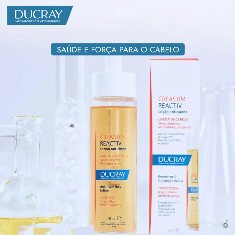 Ducray Creastim Reactiv -  Tônico Capilar Antiqueda 60ml