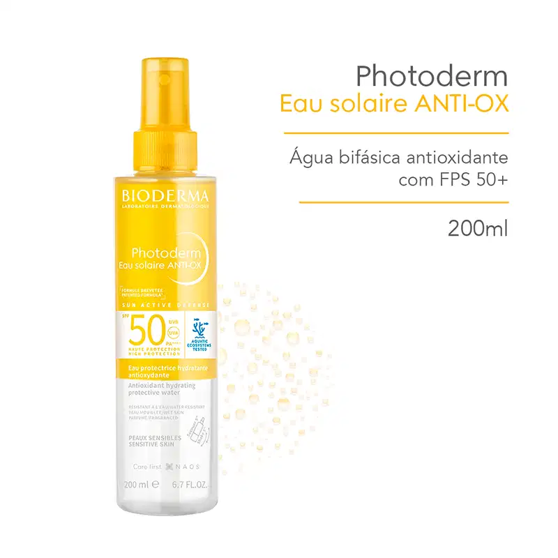 Bioderma Photoderm Eau Solaire ANTI-OX - Água Bifásica Antioxidante 200ml