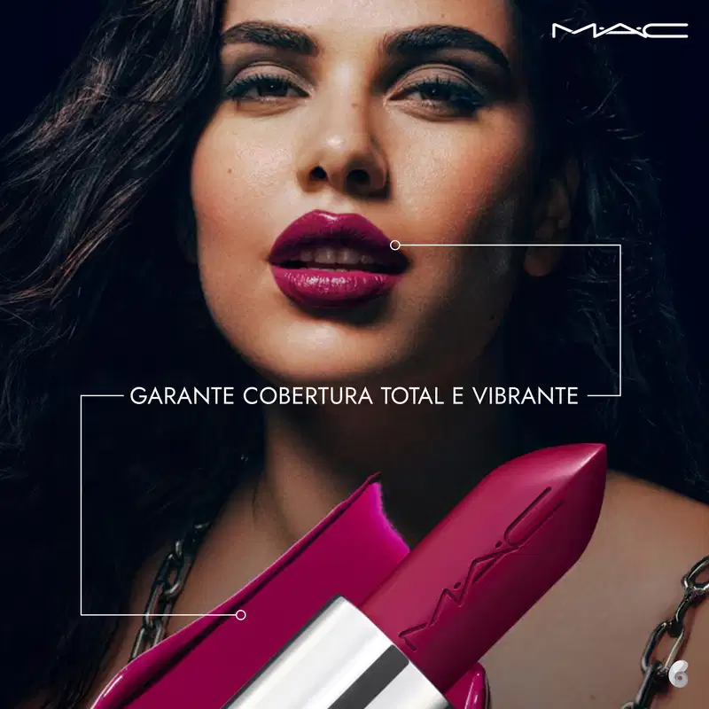 M·A·C MACximal Satin Violet Vapor - Batom Acetinado 3,5g