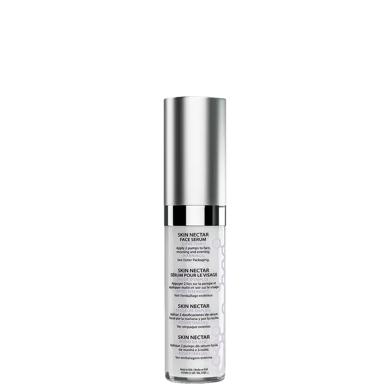 Verso do frasco creme sérum antissinais Alastin.