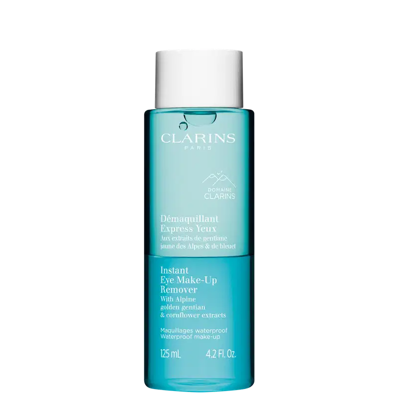 Clarins Cleanser Instant Eye Make-Up Remover Bifásico - Demaquilante para Área dos Olhos 125ml