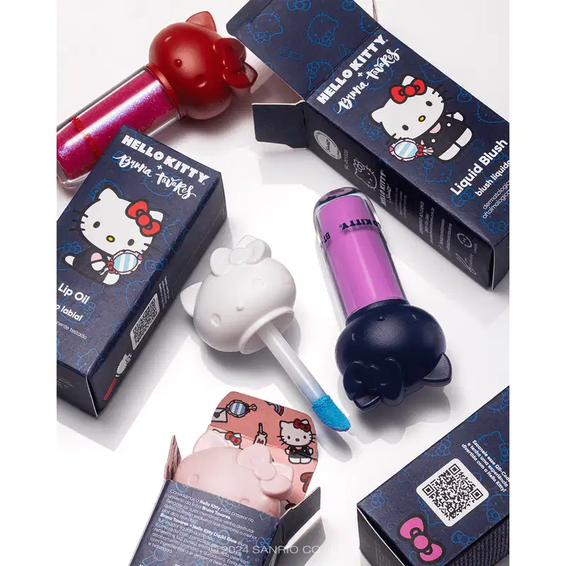 Bruna Tavares Hello Kitty Pink Bow - Blush Líquido 4,5ml