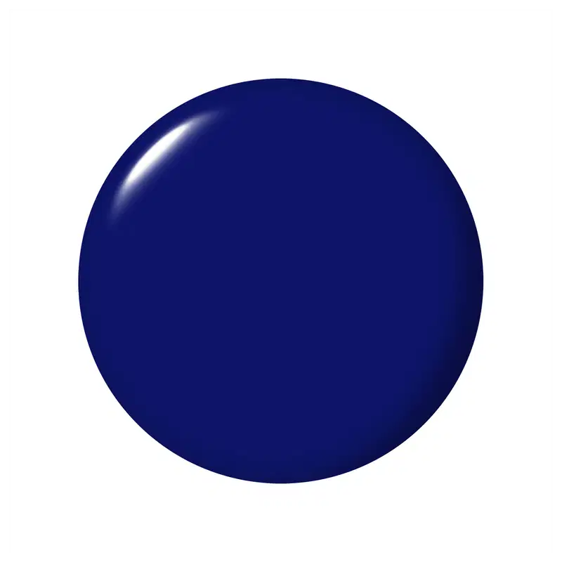 Amostra em formato circular, com uma textura brilhante e cremosa.