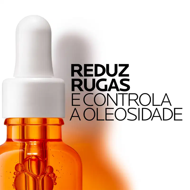 La Roche-Posay Pure Vitamin C12 Oil Control - Sérum Facial Redutor de Linhas 15ml