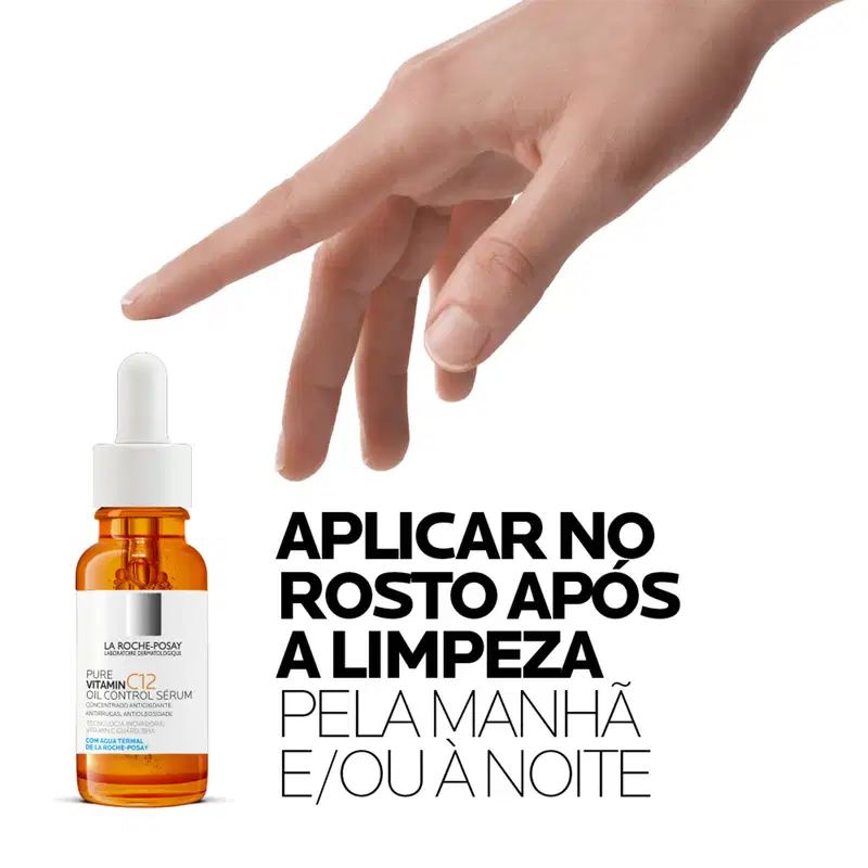 La Roche-Posay Pure Vitamin C12 Oil Control - Sérum Facial Redutor de Linhas 15ml