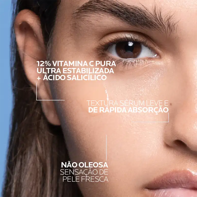 La Roche-Posay Pure Vitamin C12 Oil Control - Sérum Facial Redutor de Linhas 15ml
