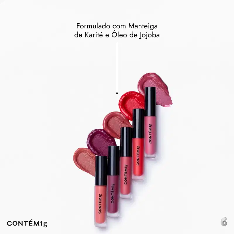 Contém1g Ultra Velvet Retrô - Batom Líquido Matte 4ml
