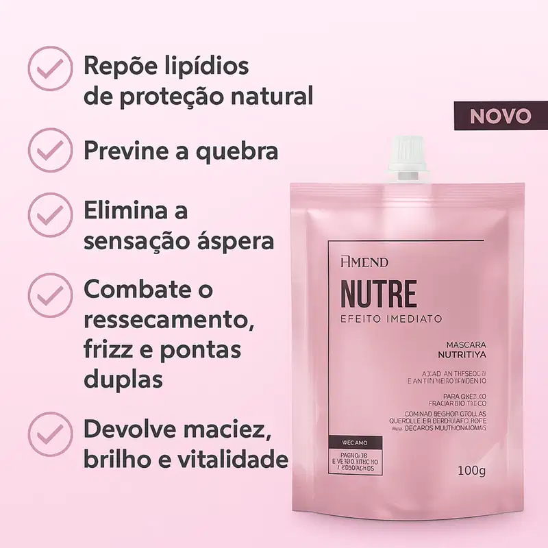 AMEND MASCARA NUTR EFEITO IMEDIATO 100G