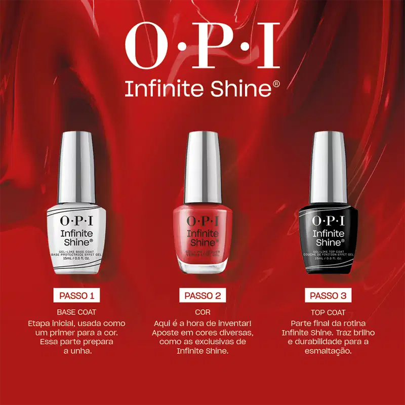 OPI Infinite Shine Big Apple Red - Esmalte Cremoso 15ml