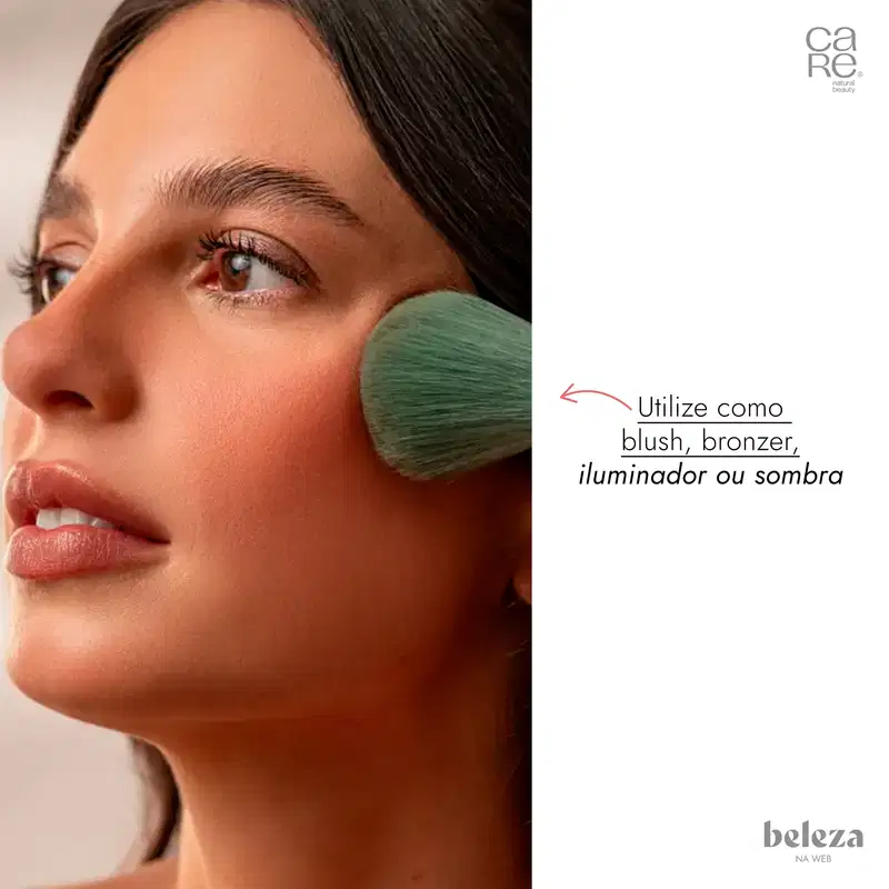 CARE Natural Beauty Pink Mocha - Blush em Pó Multifuncional 12g