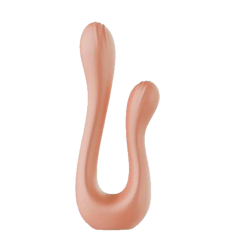 Vibrador Duplo Intt Vibra Collors Double Passion Nude