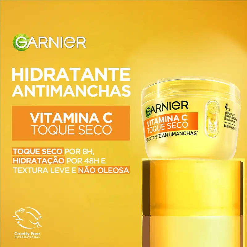 Garnier Toque Seco Antimanchas - Gel Creme Hidratante Facial 85g