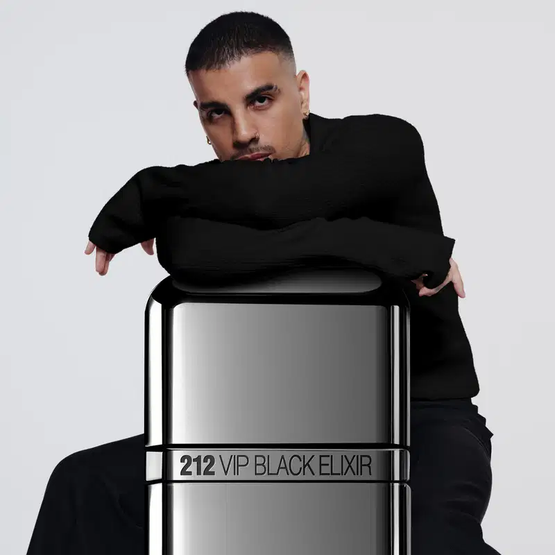 Perfume Masculino 212 VIP Black Elixir Carolina Herrera Eau de Parfum.