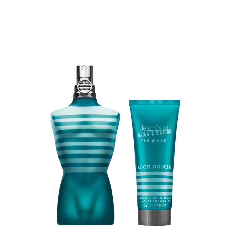 Conjunto Jean Paul Gaultier Le Male Eau de Toilette - Perfume Masculino 125ml + Gel de Banho 75ml