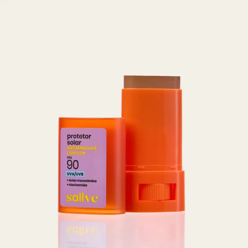 Sallve Antimanchas FPS 90 Cor 3 - Protetor Solar 15g