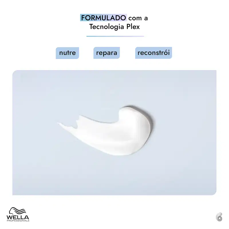 Formulado com a Tecnologia Plex: nutre, repara, reconstrói.