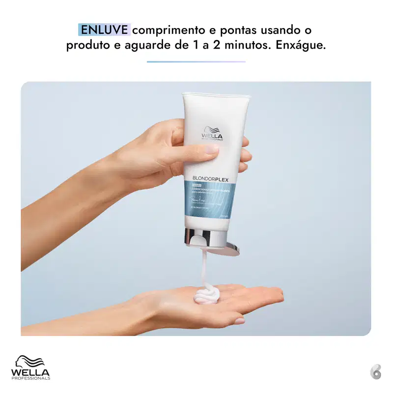ENLUVE comprimento e pontas usando o produto e aguarde de 1 a 2 minutos. Enxágue.