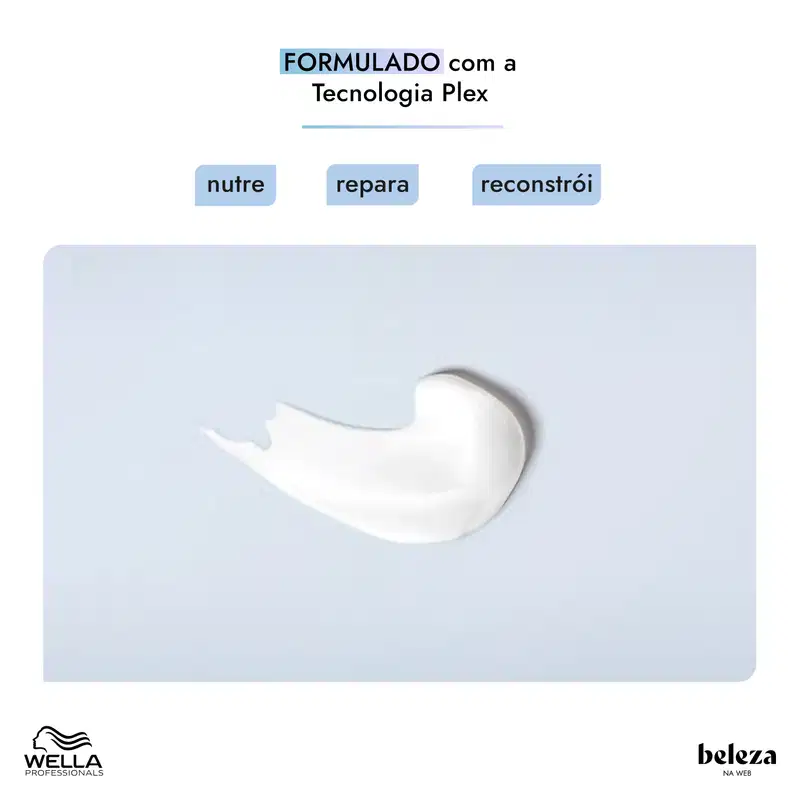 Formulado com a Tecnologia Plex: nutre, repara, reconstrói.