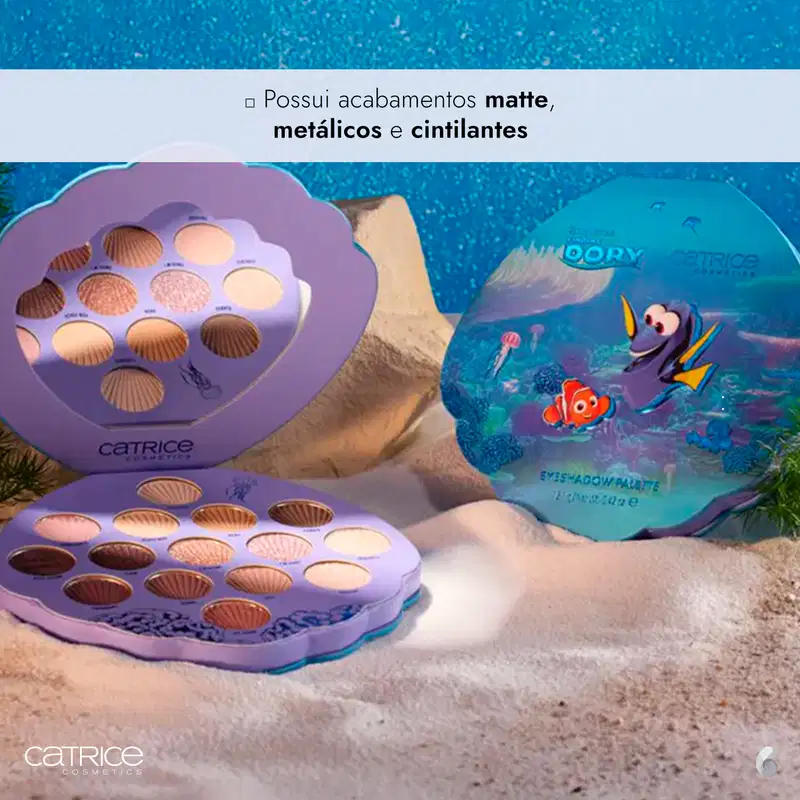 Catrice Disney Pixar Procurando Dory 020 Great Barrier Reef - Paleta de Sombras 12,1g