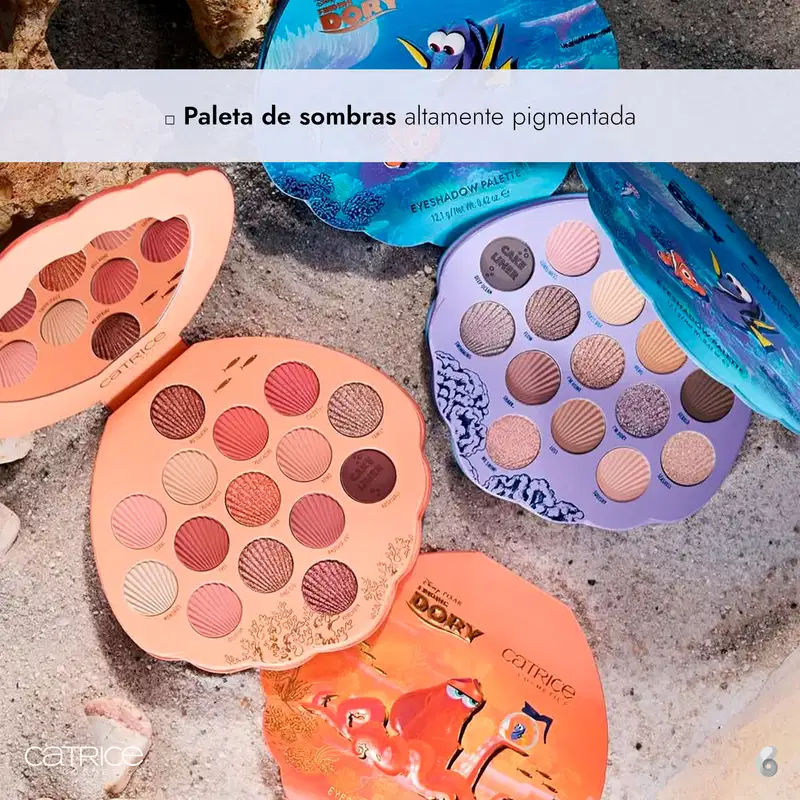 Catrice Disney Pixar Procurando Dory 020 Great Barrier Reef - Paleta de Sombras 12,1g