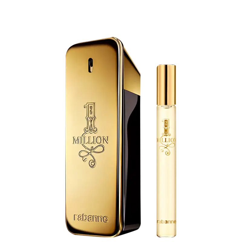 Conjunto 1 Million Rabanne - Eau de Toilette 100ml + Trave Size 10ml