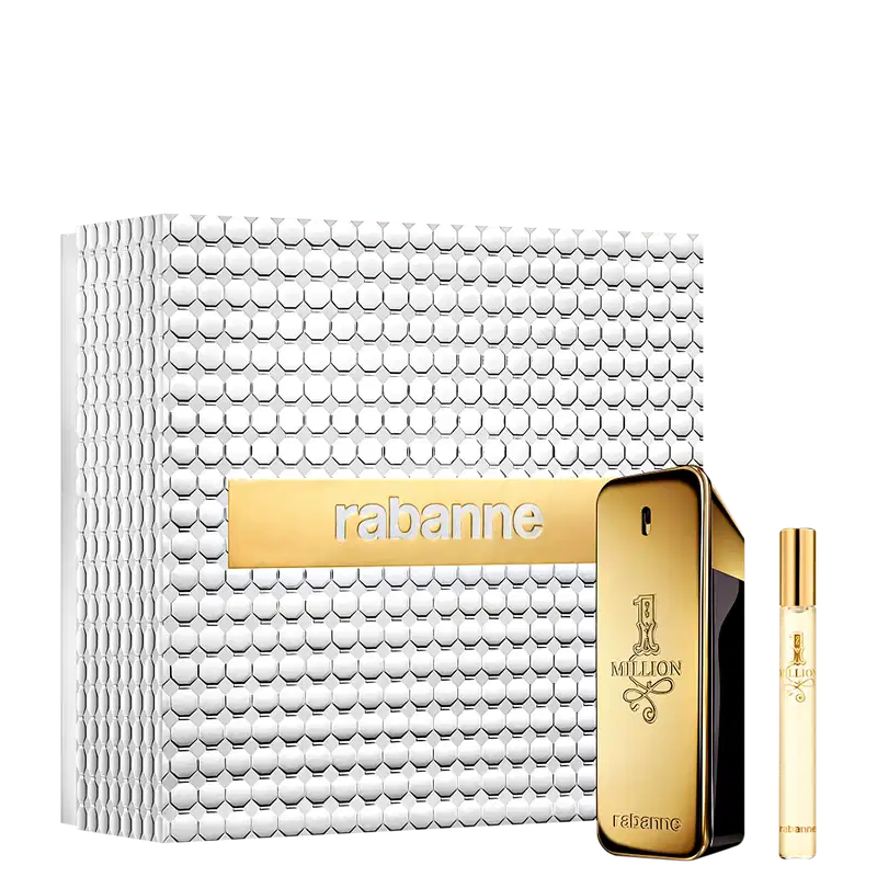 Conjunto 1 Million Rabanne - Eau de Toilette 100ml + Trave Size 10ml