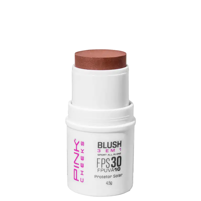 Pink Cheeks Sport All in One FPS30 FPUVA10 Bronze Carioca - Blush Multifuncional 4,5g