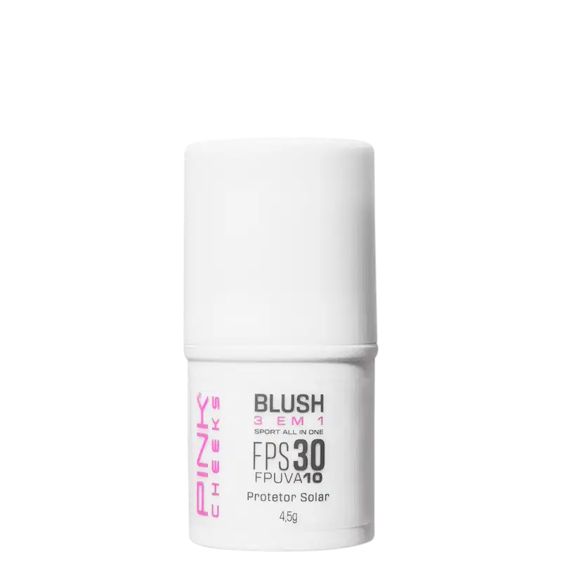 Blush Multifuncional Pink Cheeks Sport All in One FPS30 FPUVA10 Red Cherry, 4,5g.