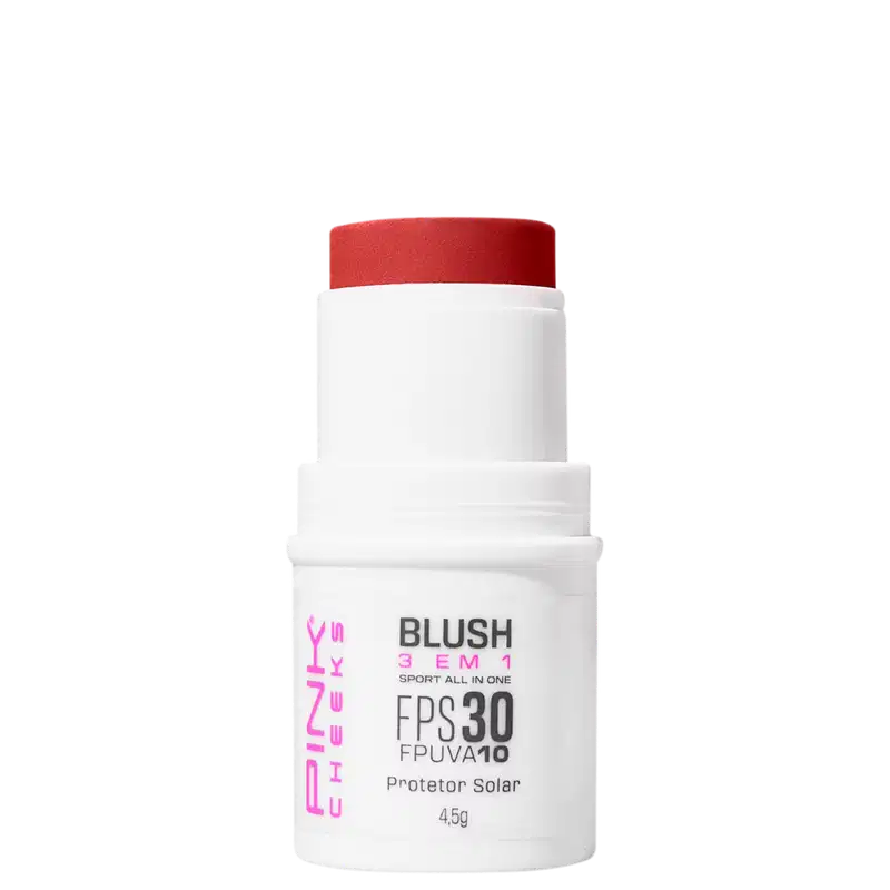 Blush Multifuncional Pink Cheeks Sport All in One FPS30 FPUVA10 Red Cherry, 4,5g.