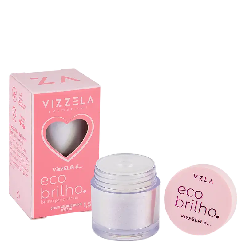 Vizzela Cosméticos Ela É Talentosa Brilho Cristal - Glitter Ecológico 1,5g